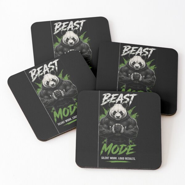 Item preview, BEAST MODE Gym motivation designed and sold by DailyQuestPrint.