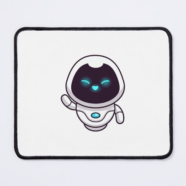 Item preview, Cute Futuristic Robot Waving Hand Illustration designed and sold by nilkbv.