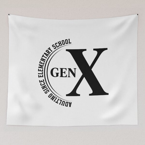 Item preview, Funny Gen X Adulting Since Elementary School designed and sold by gunaone-design.