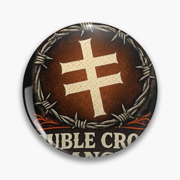 Item preview, Terry Funk’s Double Cross Ranch Vintage Western Barbed Wire Wrestling Tribute Logo designed and sold by The Irish Whip.