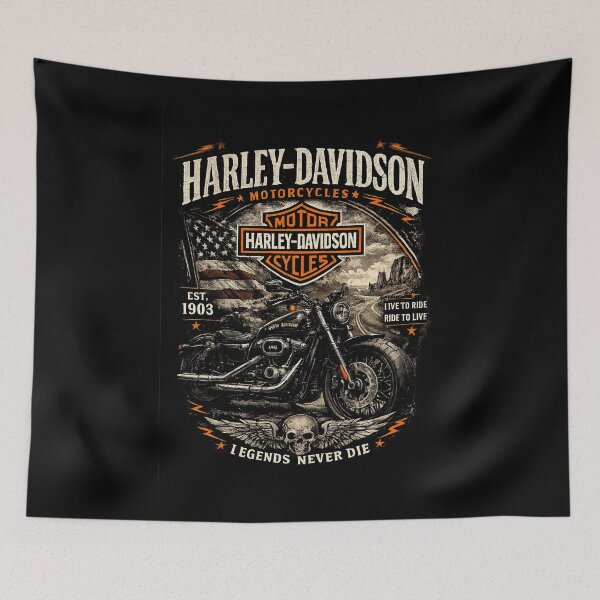 Item preview, Harley Built for Freedom Live to Ride — Legends Never Die designed and sold by IronRoadCo.