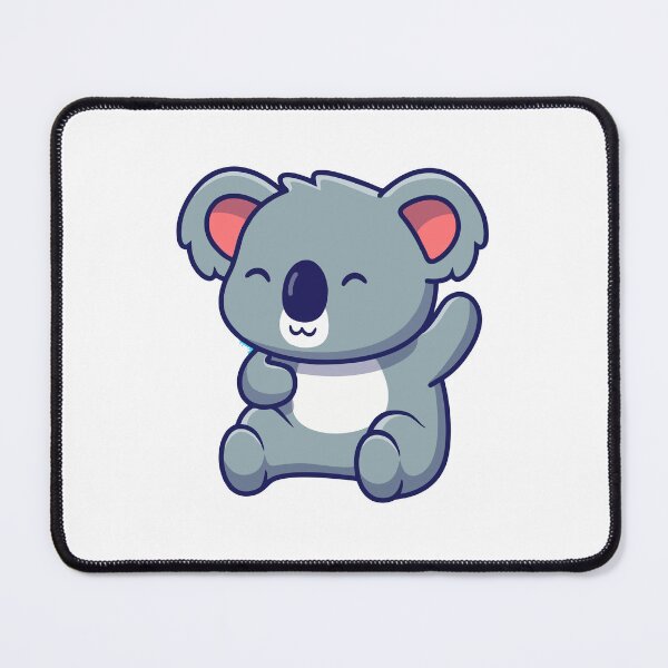 Item preview, Cute Happy Koala Waving Hand Illustration designed and sold by nilkbv.