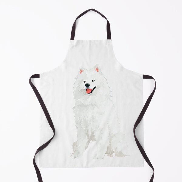 Item preview, Samoyed Sticker Fluffy Cloud Dog Cottagecore Kawaii White Dog Mom Gift designed and sold by BrasilStickers.