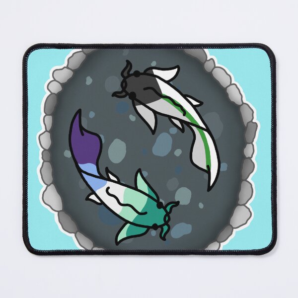 Item preview, Demi Aro and Achillian Pride Koi Pond designed and sold by CastleOfDragons.