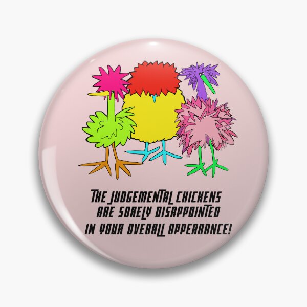 Item preview, The judgemental chickens designed and sold by LagoonandBeans.
