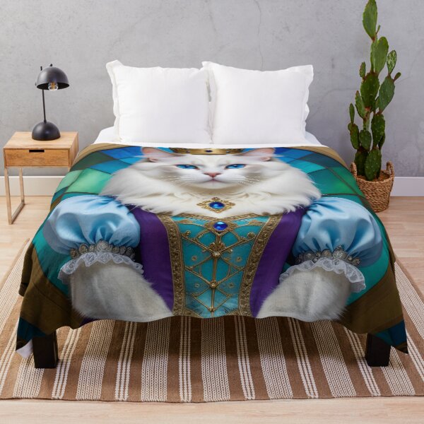 Item preview, Ragdoll Cat in Royal Costume After Klimt designed and sold by Vicky Brago-Mitchell®.