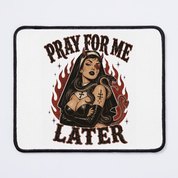 Item preview, Pray For Me Later Devil Nun Goth designed and sold by Region.
