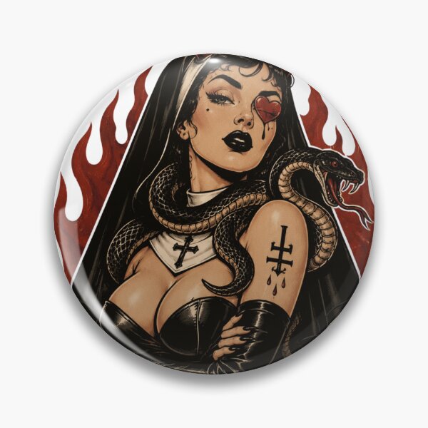 Item preview, Pray For Me Later Devil Nun Goth  designed and sold by Region.