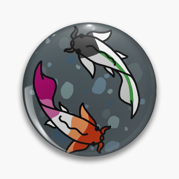 Item preview, Demi Aro and Lesbian Pride Koi Pond designed and sold by CastleOfDragons.