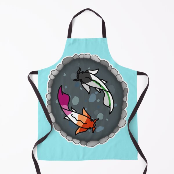 Item preview, Demi Aro and Lesbian Pride Koi Pond designed and sold by CastleOfDragons.
