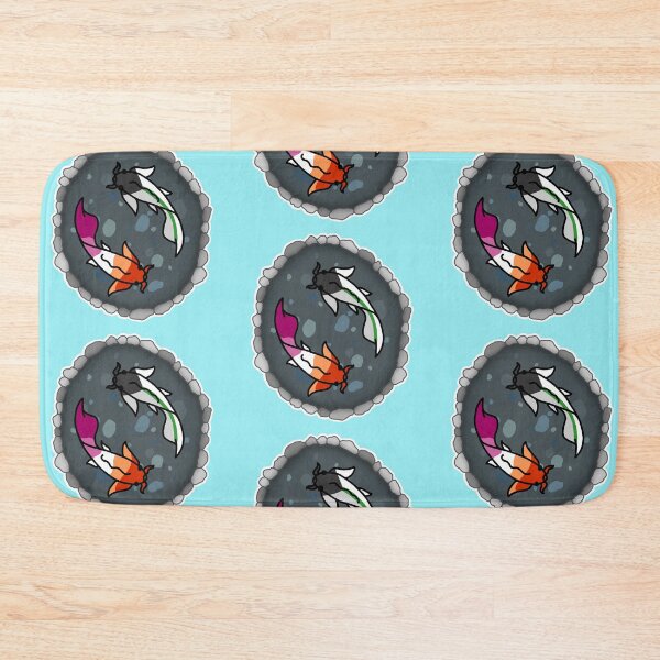 Item preview, Demi Aro and Lesbian Pride Koi Pond designed and sold by CastleOfDragons.