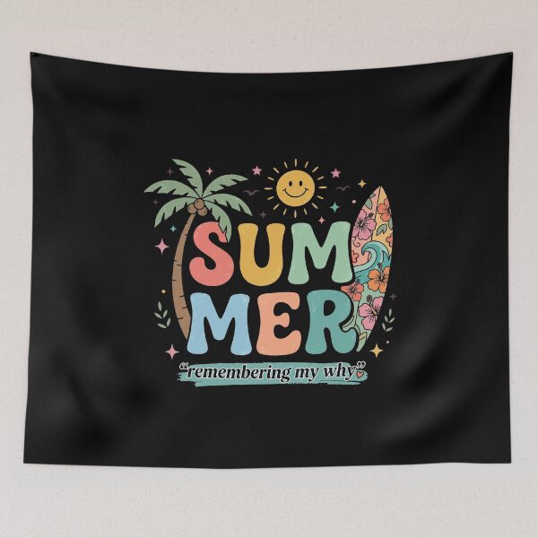 Item preview, Summer Remembering My Why Teacher Beach Retro Shirt designed and sold by SofenArt.