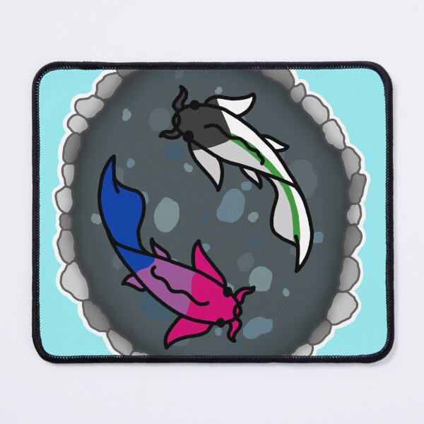Item preview, Demi Aro and Bi Pride Koi Pond designed and sold by CastleOfDragons.