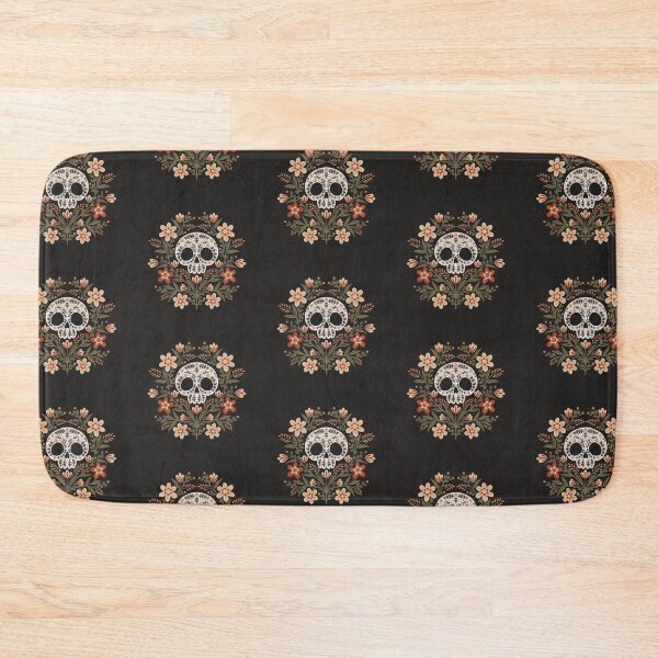 Item preview, Bone & Bloom - Gothic Folk Art Skull - Harvest designed and sold by heidiherreraart.