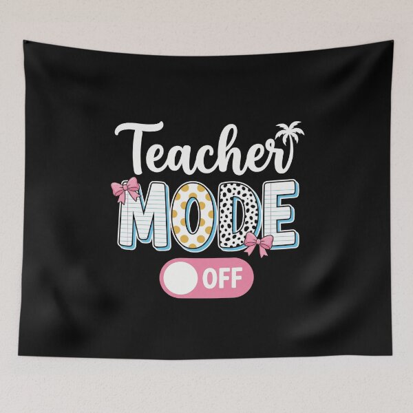 Item preview, Teacher Mode Off Summer Break Coquette Shirt designed and sold by SofenArt.
