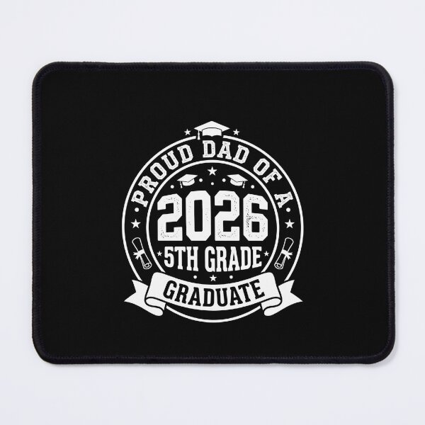 Item preview, Proud Dad of 2026 5th Grade Graduate Badge Shirt designed and sold by SofenArt.