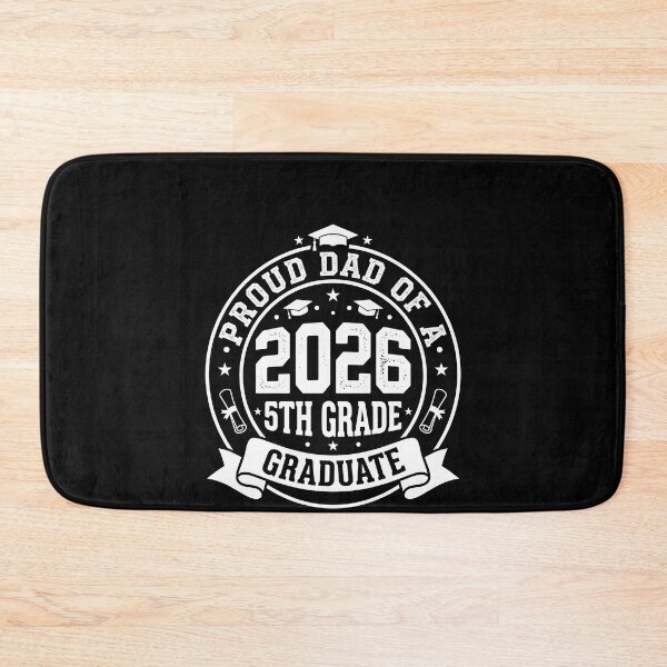 Item preview, Proud Dad of 2026 5th Grade Graduate Badge Shirt designed and sold by SofenArt.