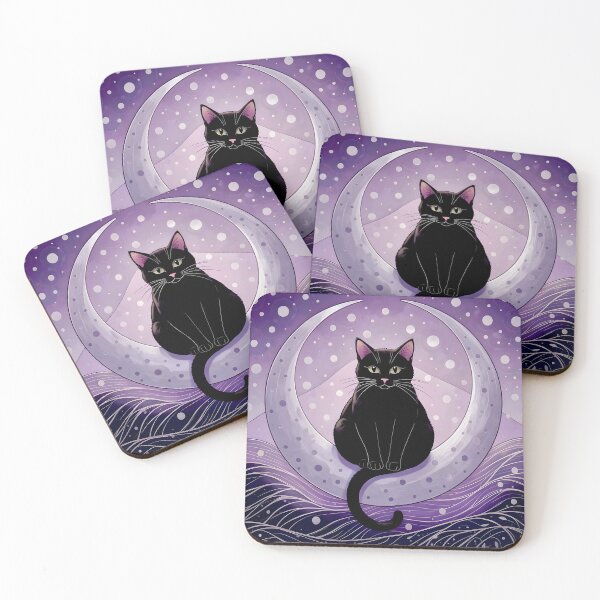 Item preview, Gustav Klimt Cat in Starry Night designed and sold by Vicky Brago-Mitchell®.