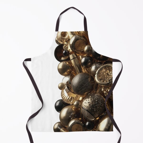 Item preview, 3D abstract metallic composition: 10 fascinating, luxurious, and futuristic designs designed and sold by UNIVERS MILDA.
