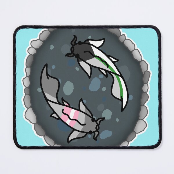 Item preview, Demi Aro and Demi Girl Pride Koi Pond designed and sold by CastleOfDragons.