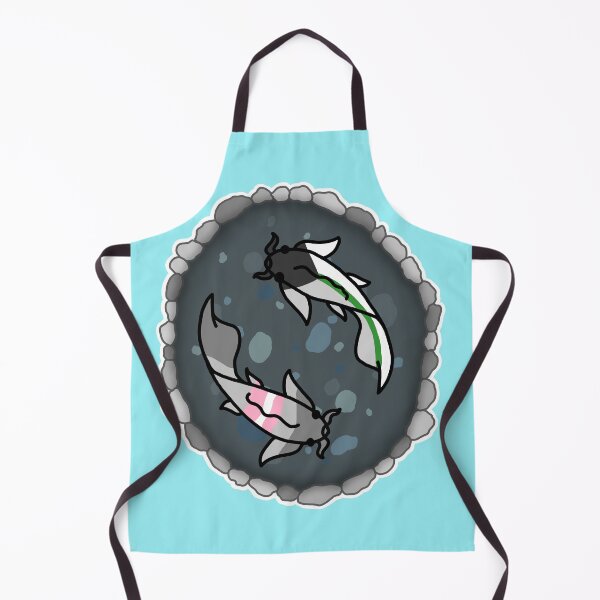 Item preview, Demi Aro and Demi Girl Pride Koi Pond designed and sold by CastleOfDragons.