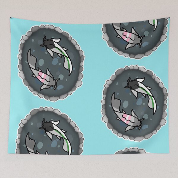 Item preview, Demi Aro and Demi Girl Pride Koi Pond designed and sold by CastleOfDragons.