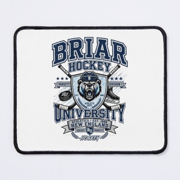 Item preview, off campus, Briar Hockey University Vintage Varsity Hockey Shirt Design designed and sold by Art Wave Studio.