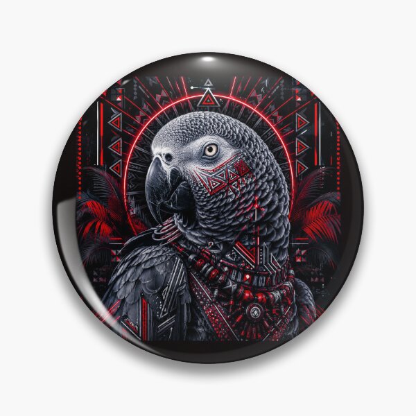 Item preview,  African Grey Parrot  Intelligence and Wild Elegance #4 designed and sold by Helios Be. Lavsh.