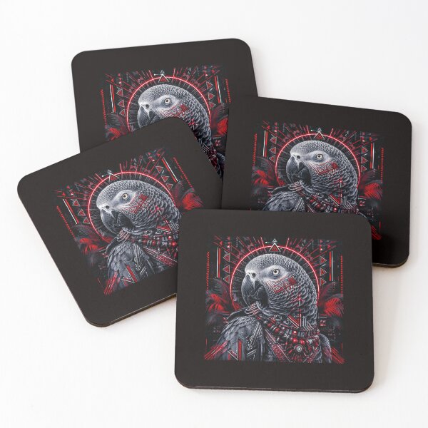 Item preview,  African Grey Parrot  Intelligence and Wild Elegance #4 designed and sold by Helios Be. Lavsh.