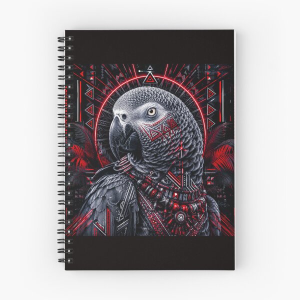 Item preview,  African Grey Parrot  Intelligence and Wild Elegance #4 designed and sold by Helios Be. Lavsh.