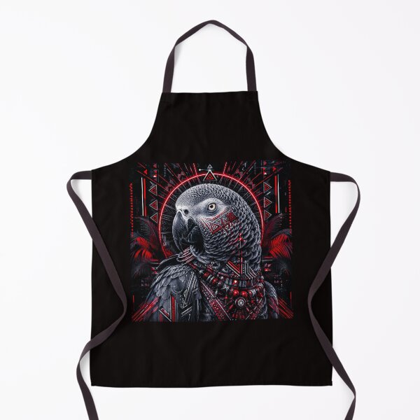 Item preview, African Grey Parrot Intelligence and Wild Elegance #4 designed and sold by Helios Be. Lavsh.