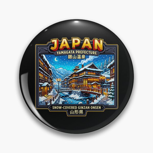 Item preview, Japan Yamagata Prefecture Ginzan Onsen Winter Travel  designed and sold by sky11PP.