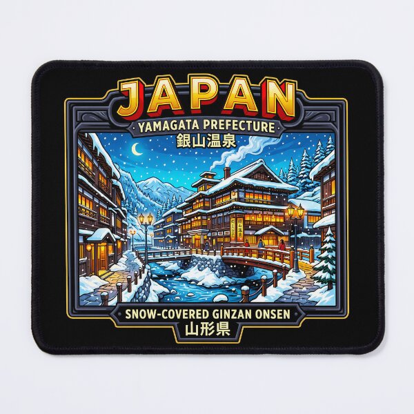 Item preview, Japan Yamagata Prefecture Ginzan Onsen Winter Travel  designed and sold by sky11PP.