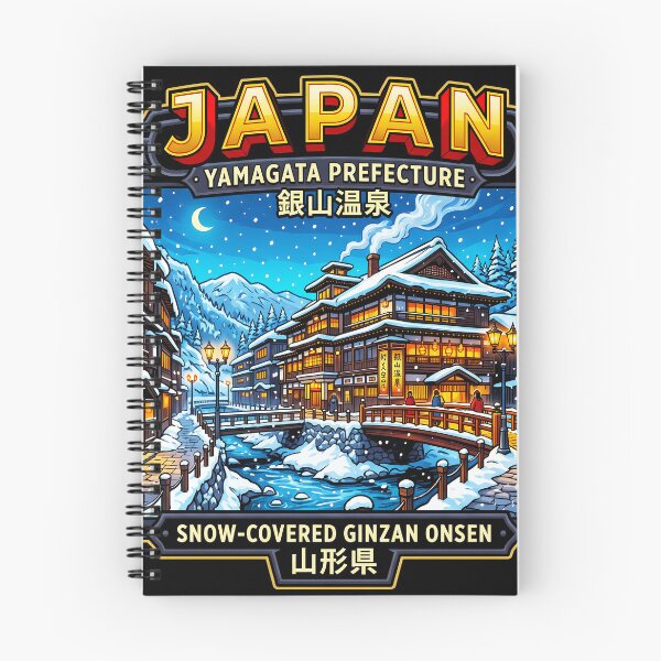 Item preview, Japan Yamagata Prefecture Ginzan Onsen Winter Travel  designed and sold by sky11PP.