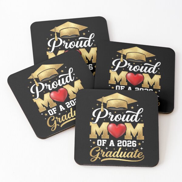 Item preview, Proud Mom of 2026 Graduate Gold Foil Cap Shirt designed and sold by SofenArt.