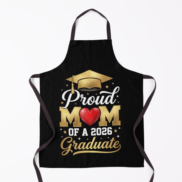 Item preview, Proud Mom of 2026 Graduate Gold Foil Cap Shirt designed and sold by SofenArt.