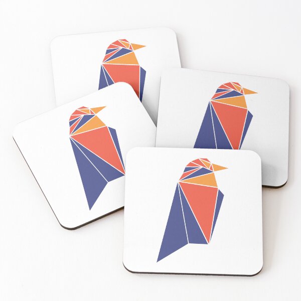 Item preview, Geometric Low-Poly Raven in Rich Colors designed and sold by nilkbv.