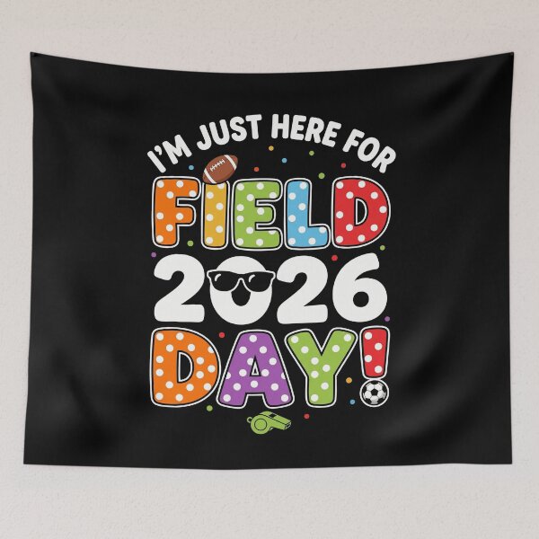 Item preview, Im Just Here For Field Day 2026 Kids School Shirt designed and sold by SofenArt.