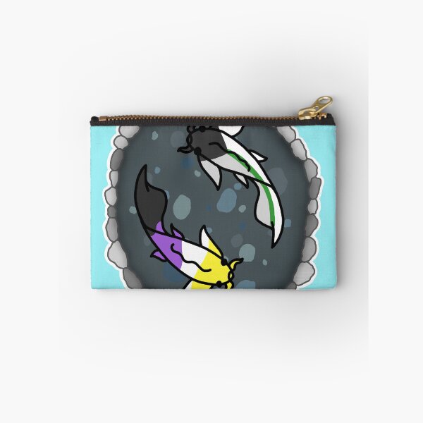 Item preview, Demi Aro and Nonbinary Pride Koi Pond  designed and sold by CastleOfDragons.