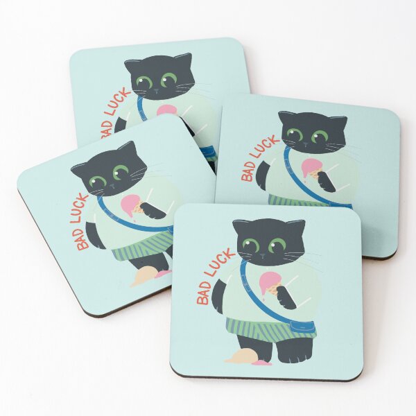 Item preview, Black cat bad luck designed and sold by KASARO.