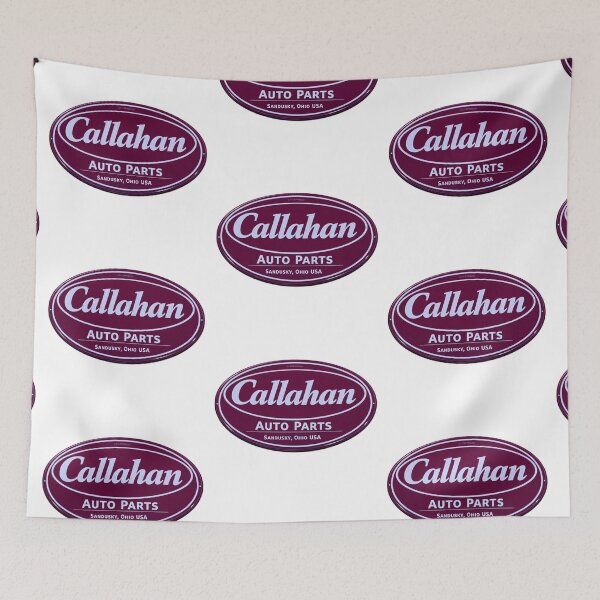 Item preview, Callahan Porcelain Sign Purple designed and sold by Normbot2000.