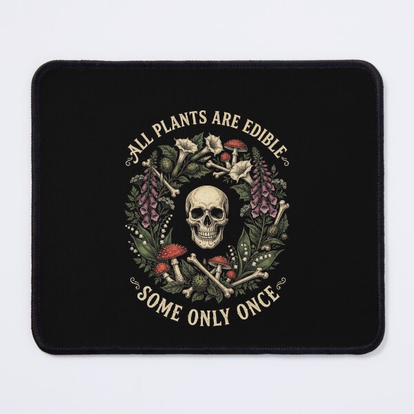 Item preview, All Plants Are Edible Some Only Once Dark Humor Shirt designed and sold by SofenArt.