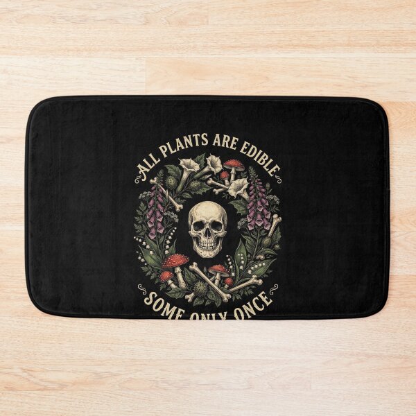 Item preview, All Plants Are Edible Some Only Once Dark Humor Shirt designed and sold by SofenArt.