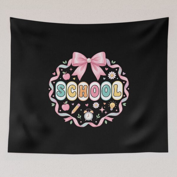 Item preview, School Coquette Bow Pink Pastel Cute Girl Shirt designed and sold by SofenArt.