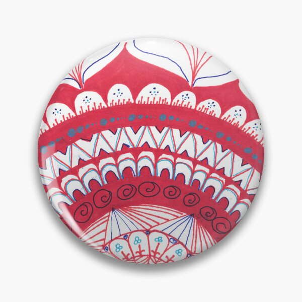 Item preview, Red, White, and Blue Mandala designed and sold by MakaDragonTamer.