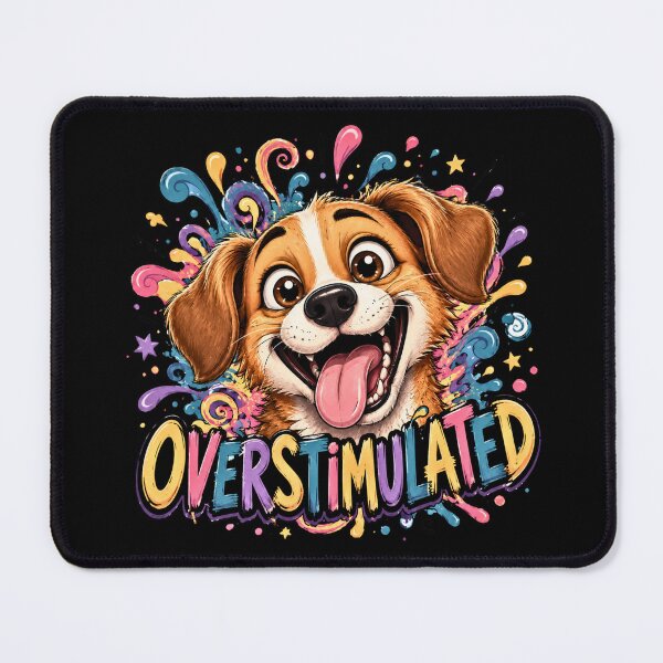 Item preview, Overstimulated Dog Chaos Design designed and sold by Silaris Designs.