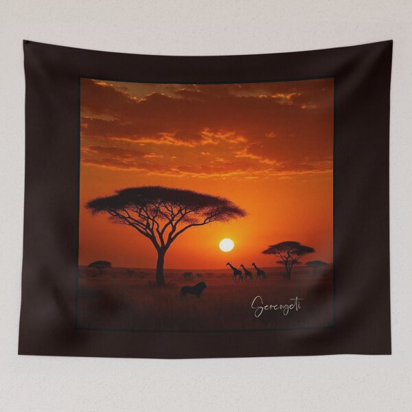 Item preview, Serengeti Sunset designed and sold by BabaSoti.