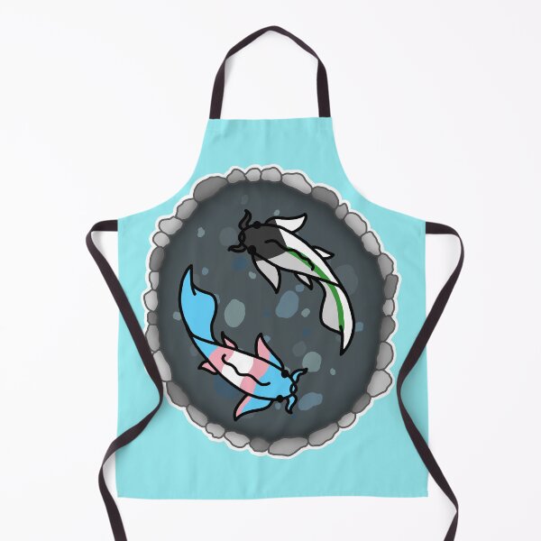 Item preview, Demi Aro and Transgender Pride Koi Pond designed and sold by CastleOfDragons.