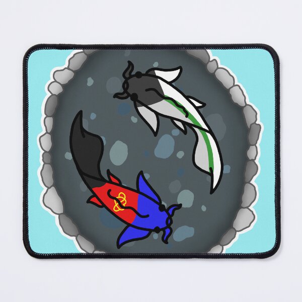 Item preview, Demi Aro and Polyamorous Pride Koi Pond  designed and sold by CastleOfDragons.