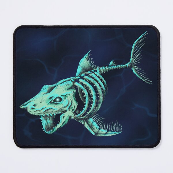 Item preview, Full Skelly Shark Render (Blue) designed and sold by AnubisAltarArt.